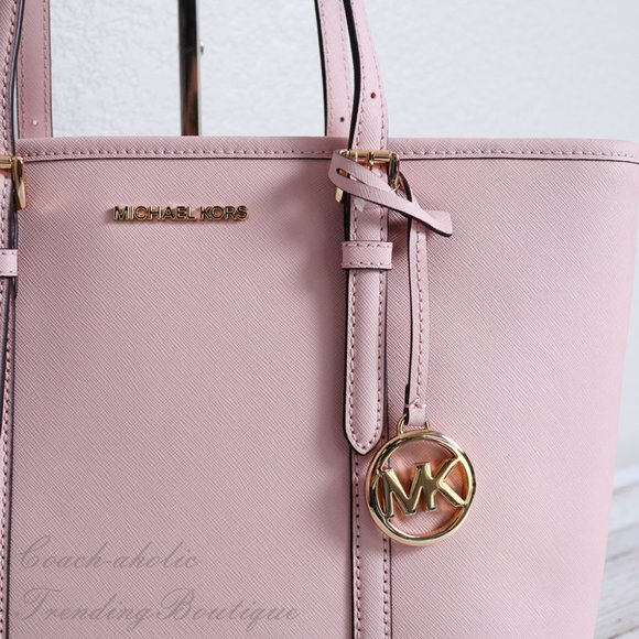 NWT Michael Kors Jet Set Travel Small Top Zip Tote - Picture 3 of 10